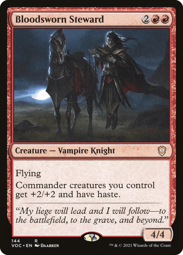 Bloodsworn Steward · Crimson Vow Commander