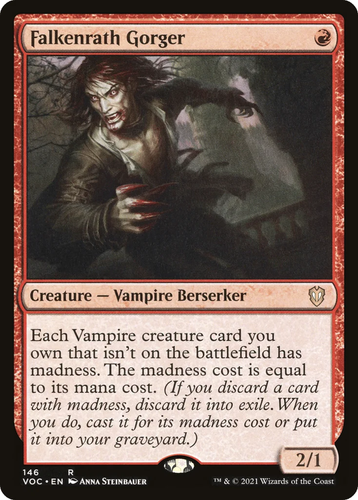 Falkenrath Gorger · Crimson Vow Commander