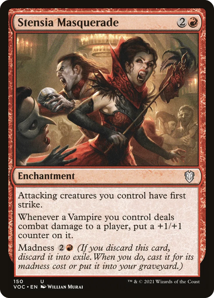Stensia Masquerade · Crimson Vow Commander