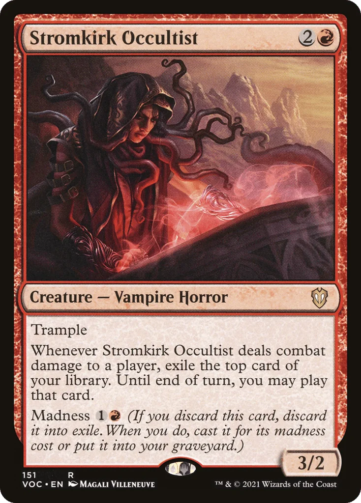 Stromkirk Occultist · Crimson Vow Commander