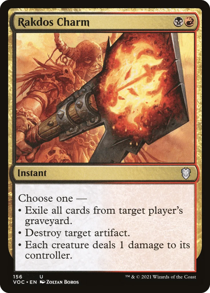 Rakdos Charm · Crimson Vow Commander