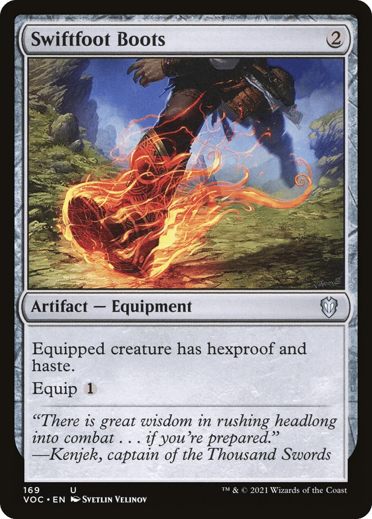 Swiftfoot Boots · Crimson Vow Commander