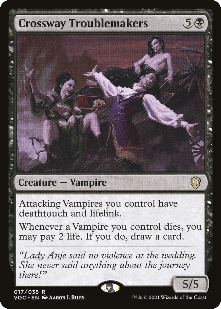 Crossway Troublemakers · Crimson Vow Commander