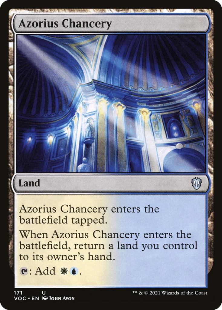 Azorius Chancery · Crimson Vow Commander