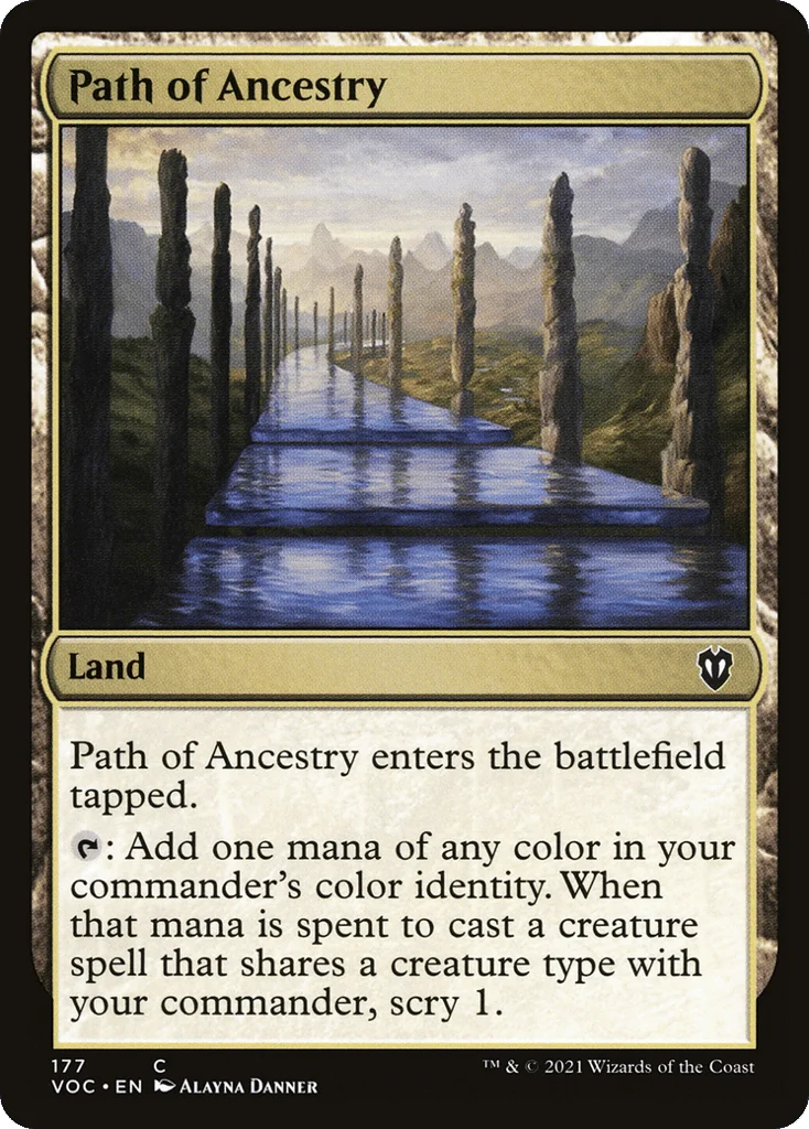 Path of Ancestry · Crimson Vow Commander