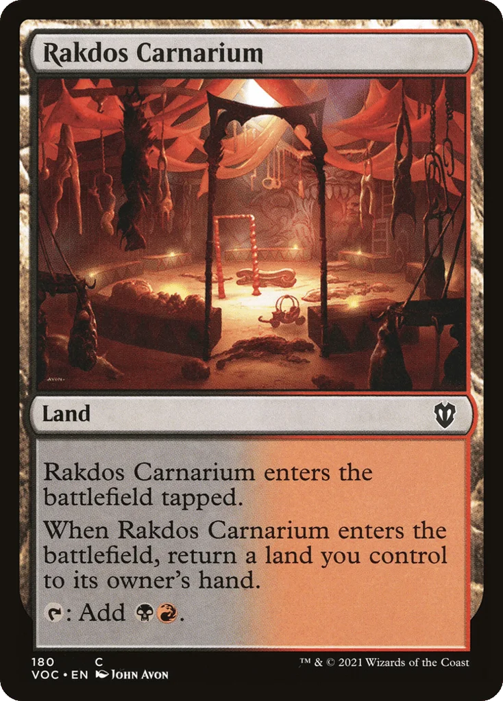 Rakdos Carnarium · Crimson Vow Commander