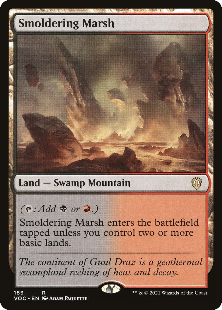 Smoldering Marsh · Crimson Vow Commander