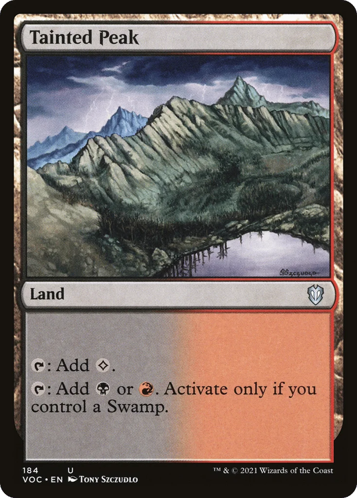 Tainted Peak · Crimson Vow Commander