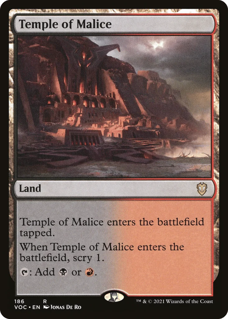 Temple of Malice · Crimson Vow Commander
