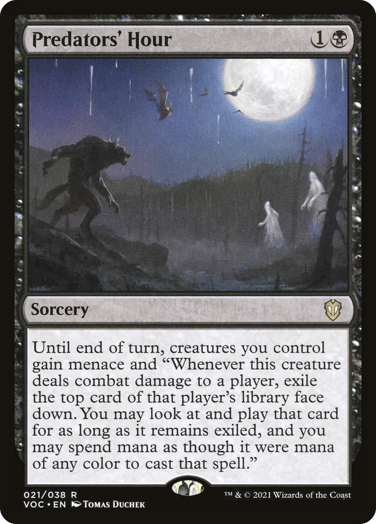 Predators' Hour · Crimson Vow Commander