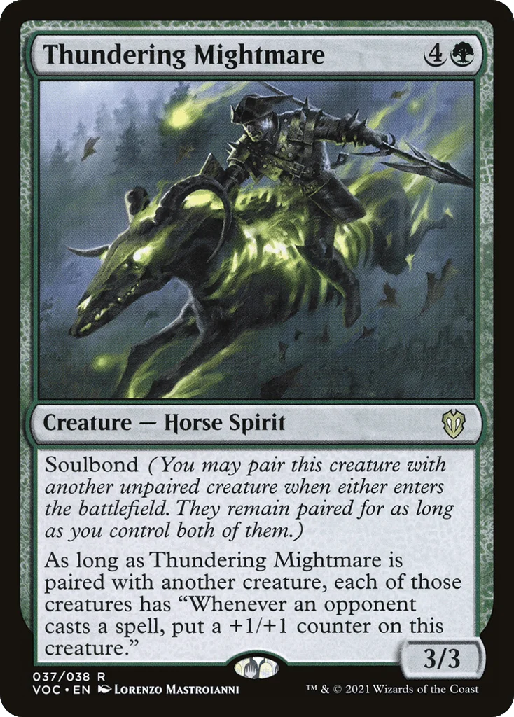 Thundering Mightmare · Crimson Vow Commander