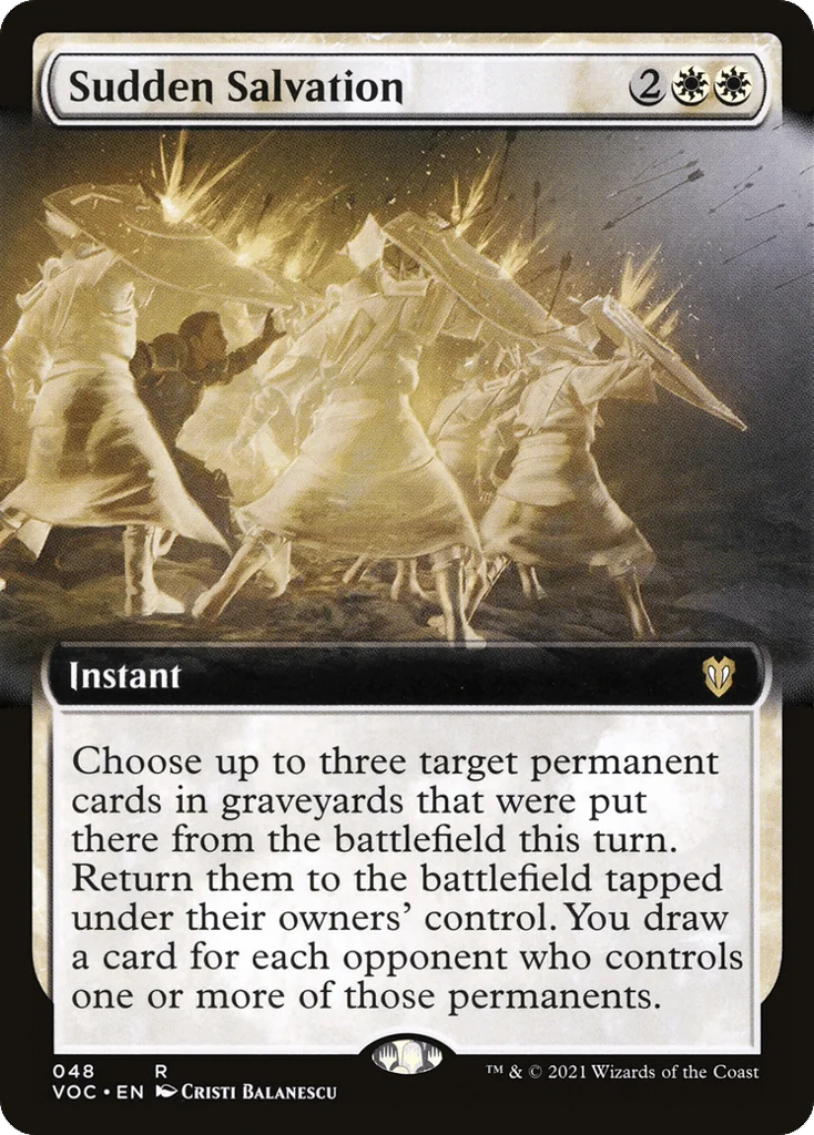 Sudden Salvation · Crimson Vow Commander