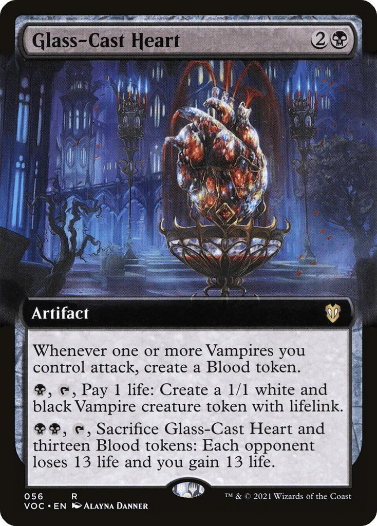Glass-Cast Heart · Crimson Vow Commander