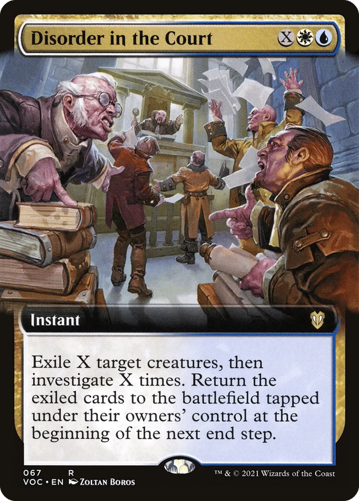 Disorder in the Court · Crimson Vow Commander
