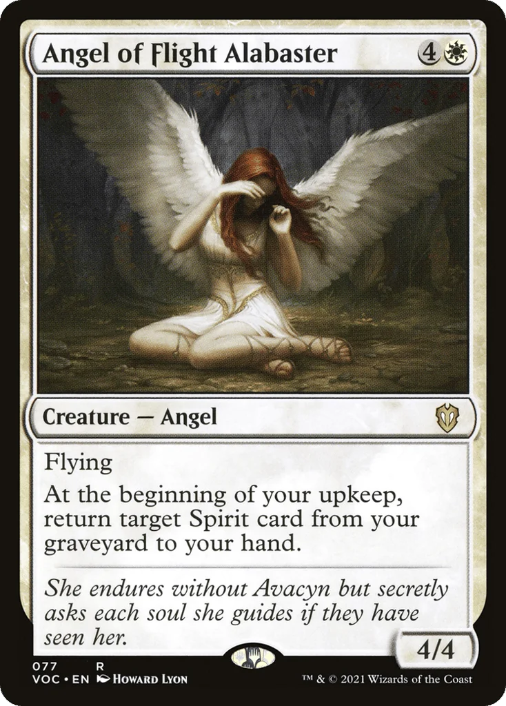 Angel of Flight Alabaster · Crimson Vow Commander