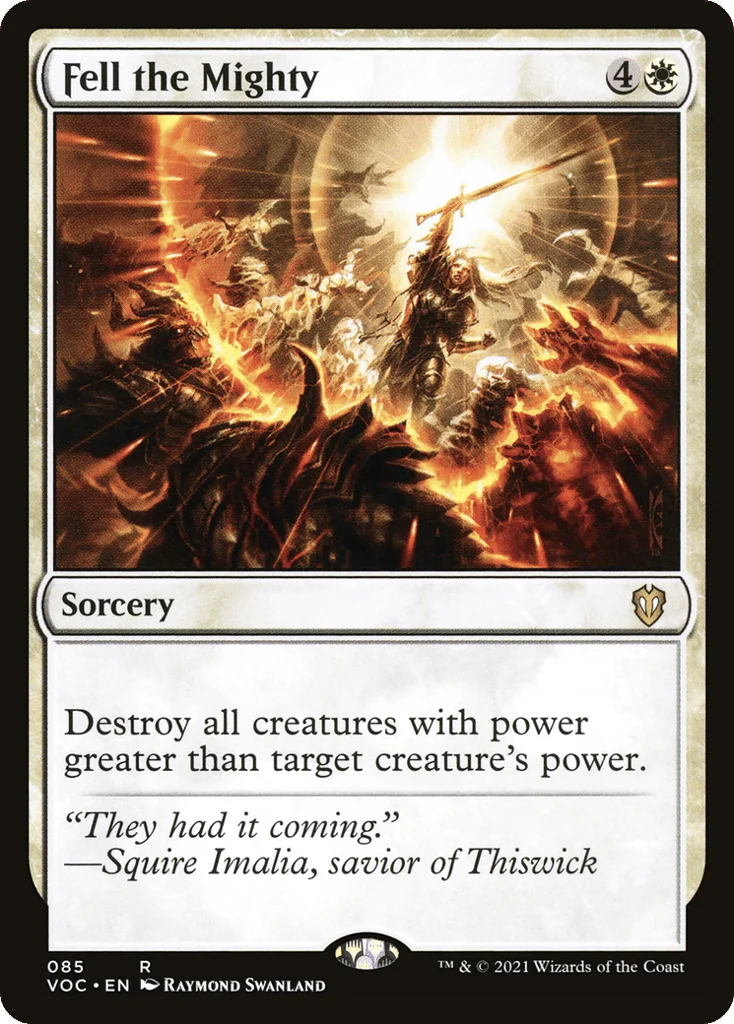 Fell the Mighty · Crimson Vow Commander