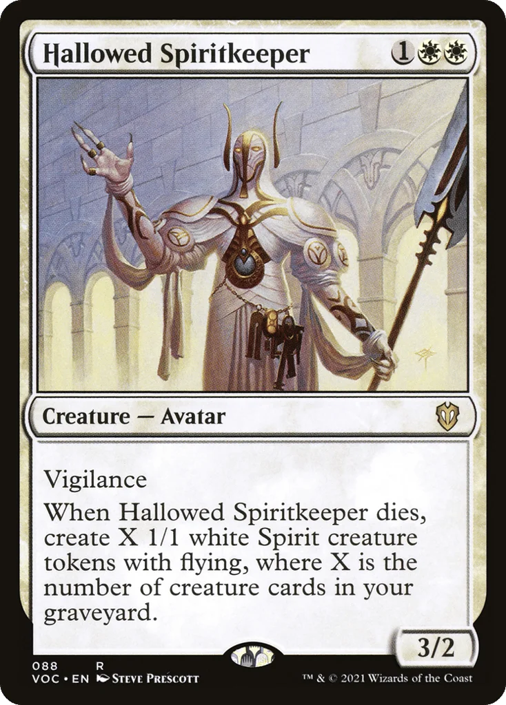 Hallowed Spiritkeeper · Crimson Vow Commander