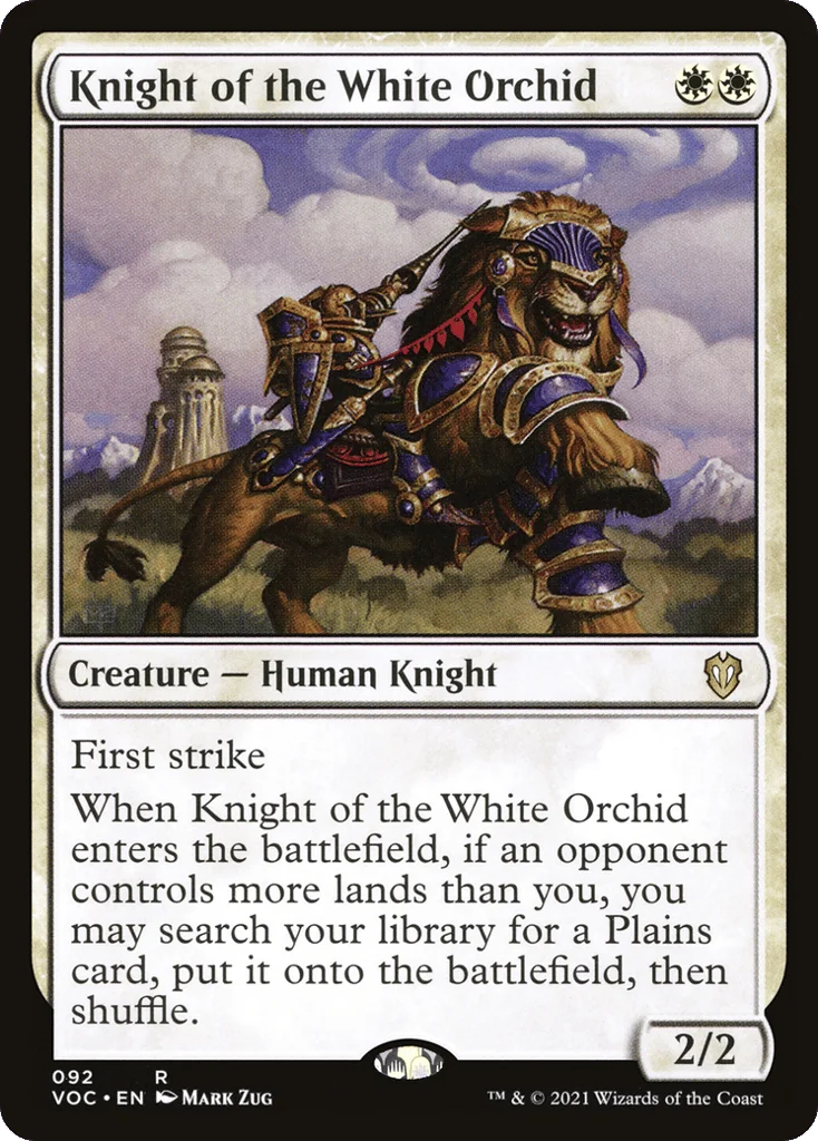 Knight of the White Orchid · Crimson Vow Commander