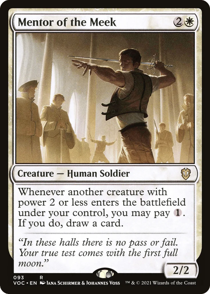 Mentor of the Meek · Crimson Vow Commander