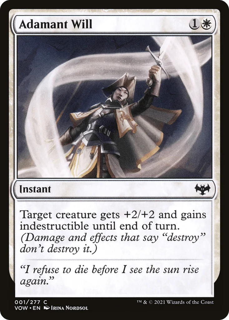 Adamant Will · Innistrad: Crimson Vow