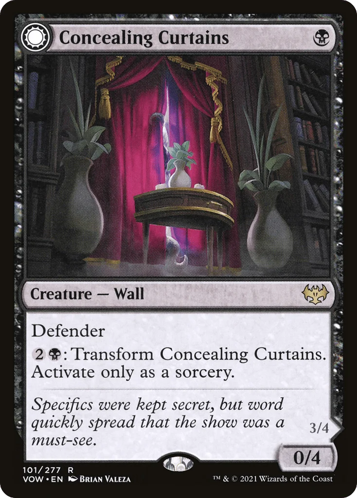 Concealing Curtains // Revealing Eye · Innistrad: Crimson Vow