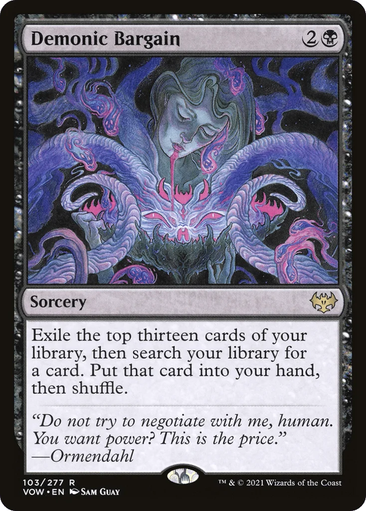 Demonic Bargain · Innistrad: Crimson Vow