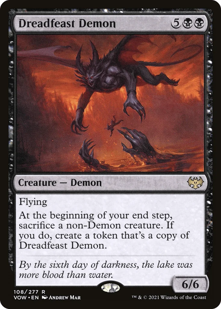 Dreadfeast Demon · Innistrad: Crimson Vow