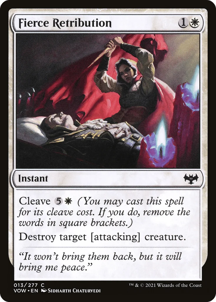 Fierce Retribution · Innistrad: Crimson Vow