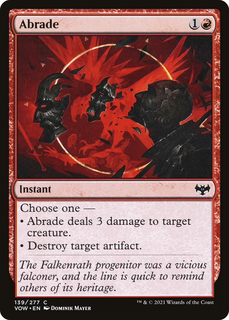 Abrade · Innistrad: Crimson Vow