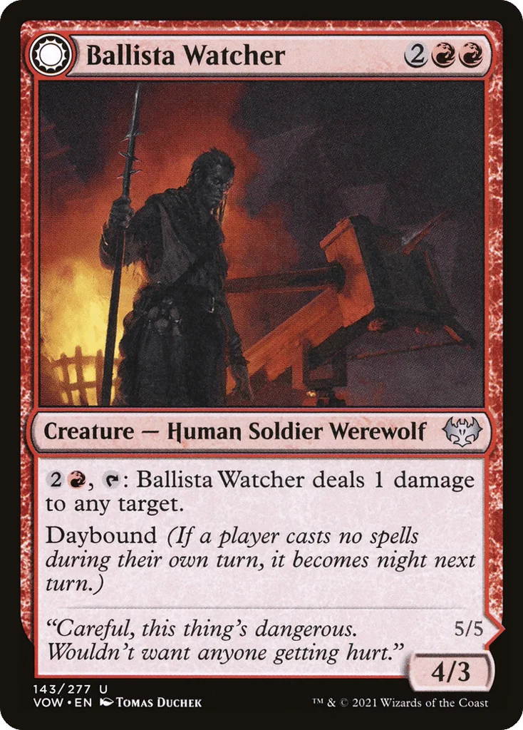 Ballista Watcher // Ballista Wielder · Innistrad: Crimson Vow