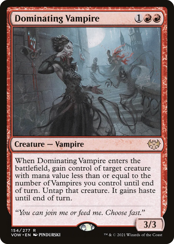Dominating Vampire · Innistrad: Crimson Vow