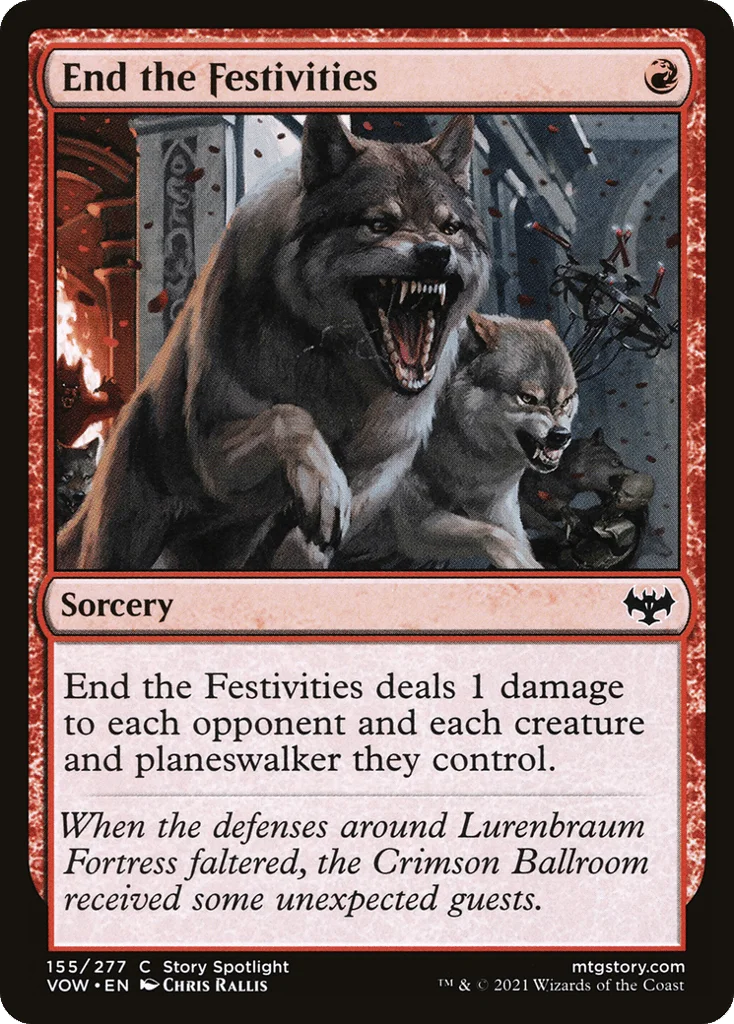 End the Festivities · Innistrad: Crimson Vow