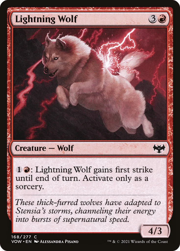 Lightning Wolf · Innistrad: Crimson Vow