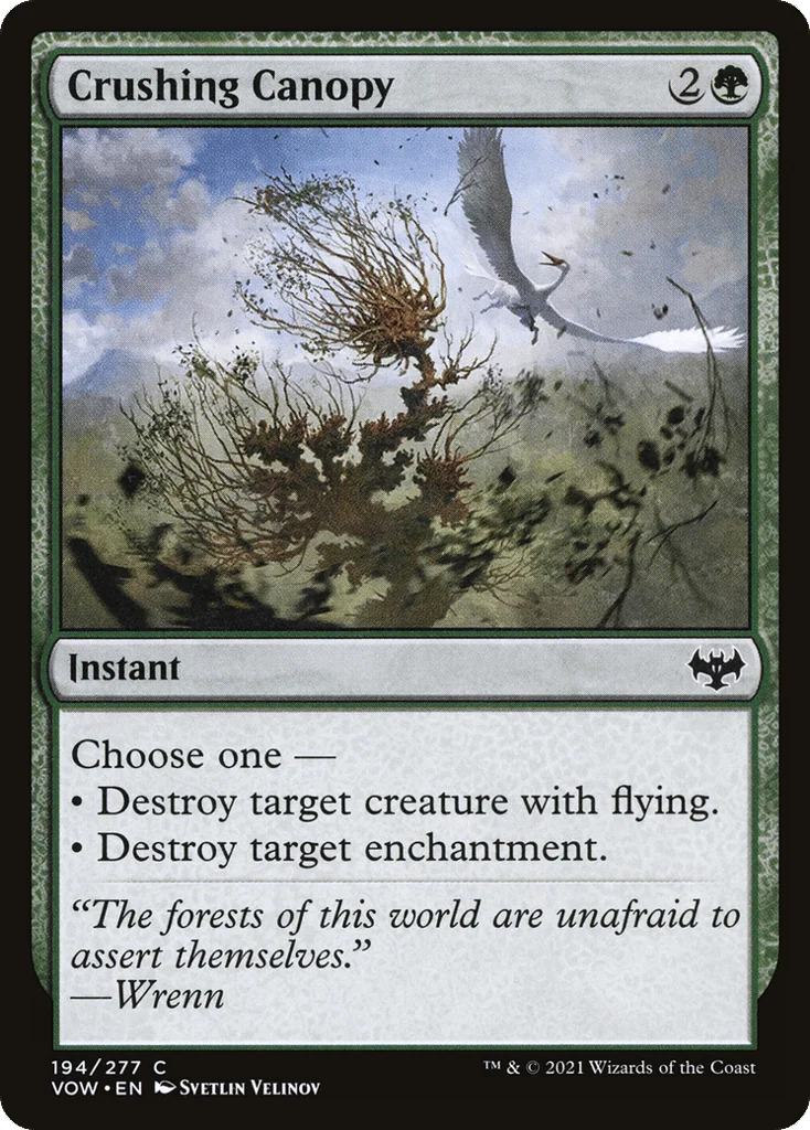 Crushing Canopy · Innistrad: Crimson Vow