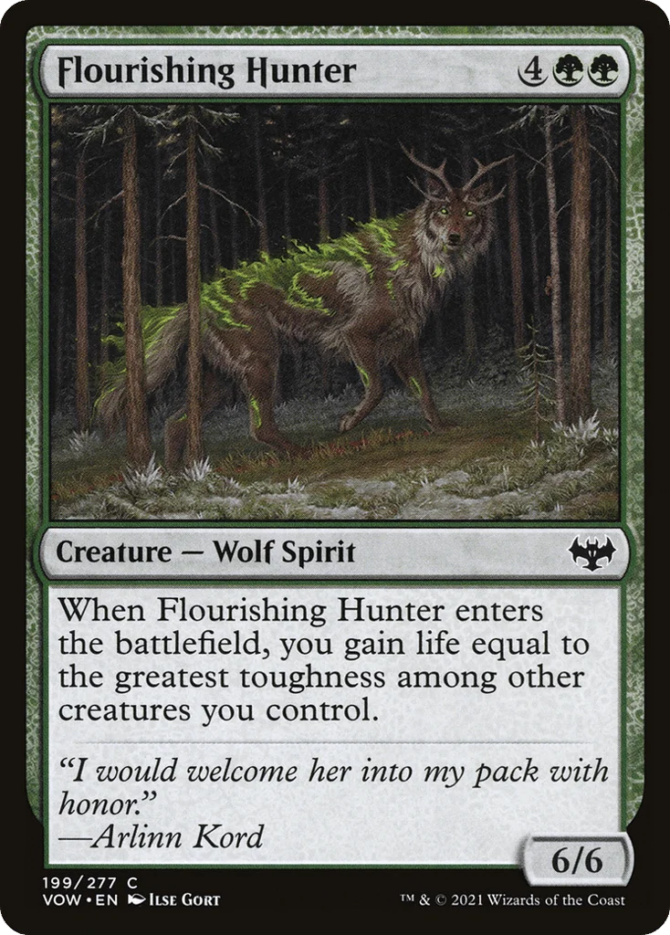 Flourishing Hunter · Innistrad: Crimson Vow