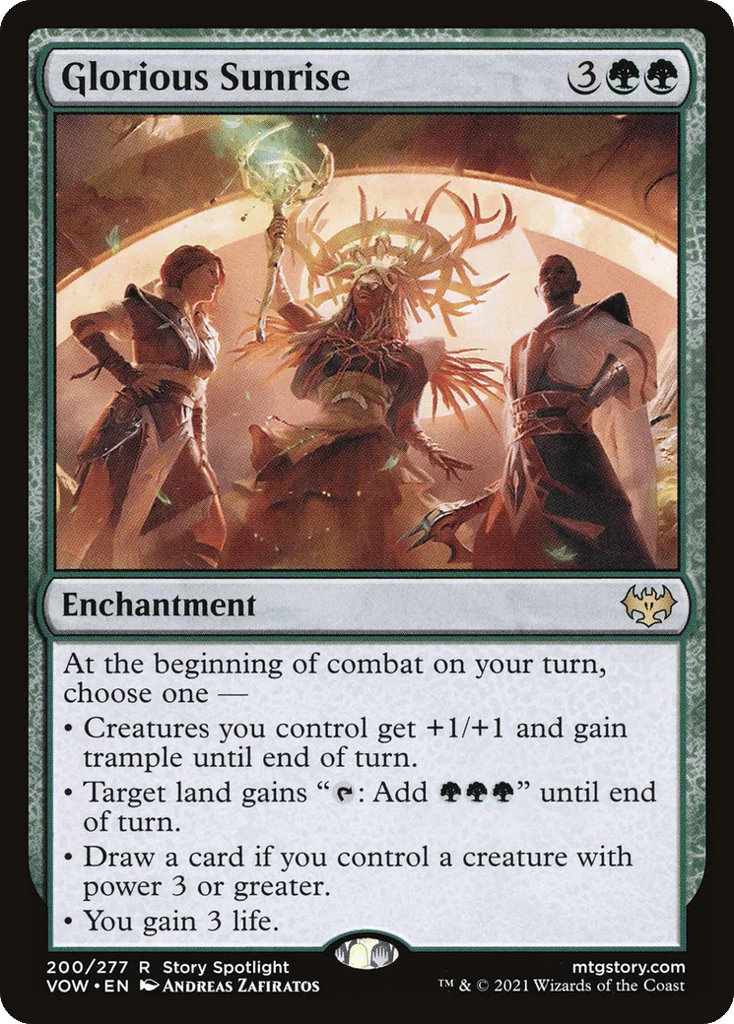 Glorious Sunrise · Innistrad: Crimson Vow