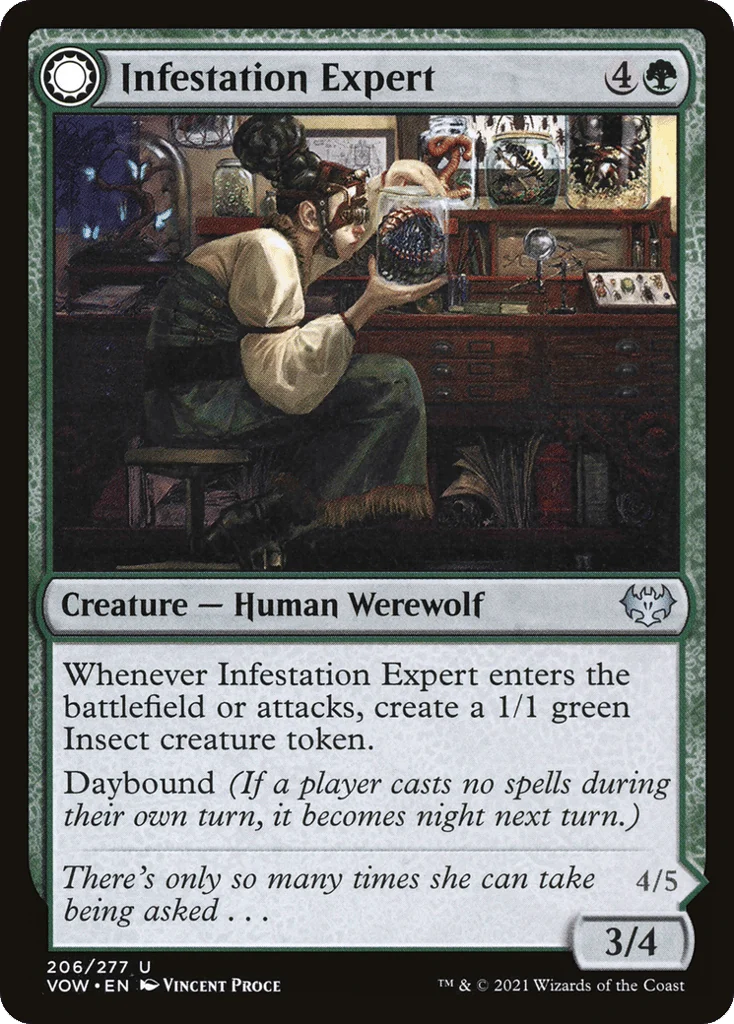 Infestation Expert // Infested Werewolf · Innistrad: Crimson Vow