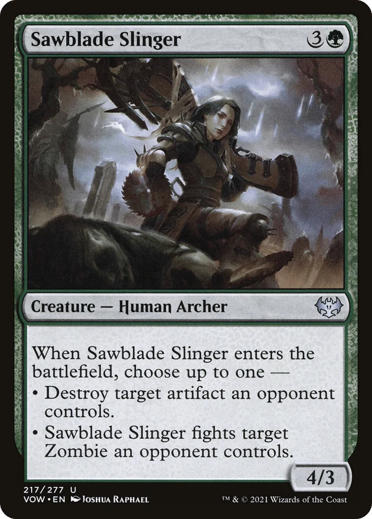 Sawblade Slinger · Innistrad: Crimson Vow