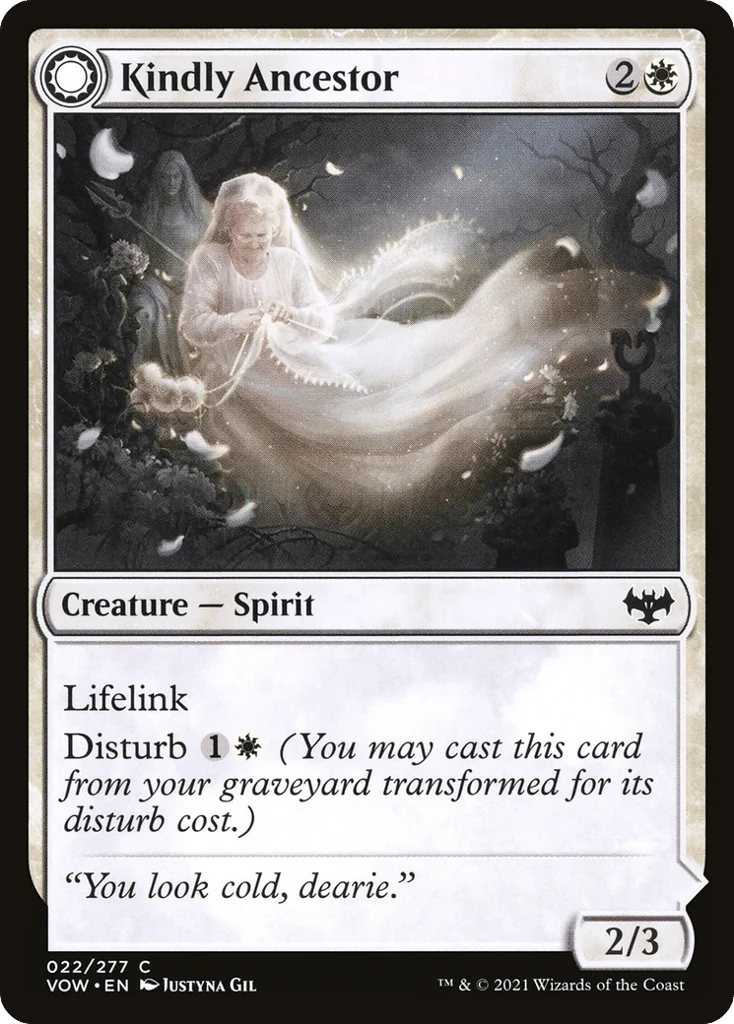 Kindly Ancestor // Ancestor's Embrace · Innistrad: Crimson Vow