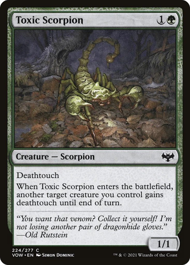 Toxic Scorpion · Innistrad: Crimson Vow