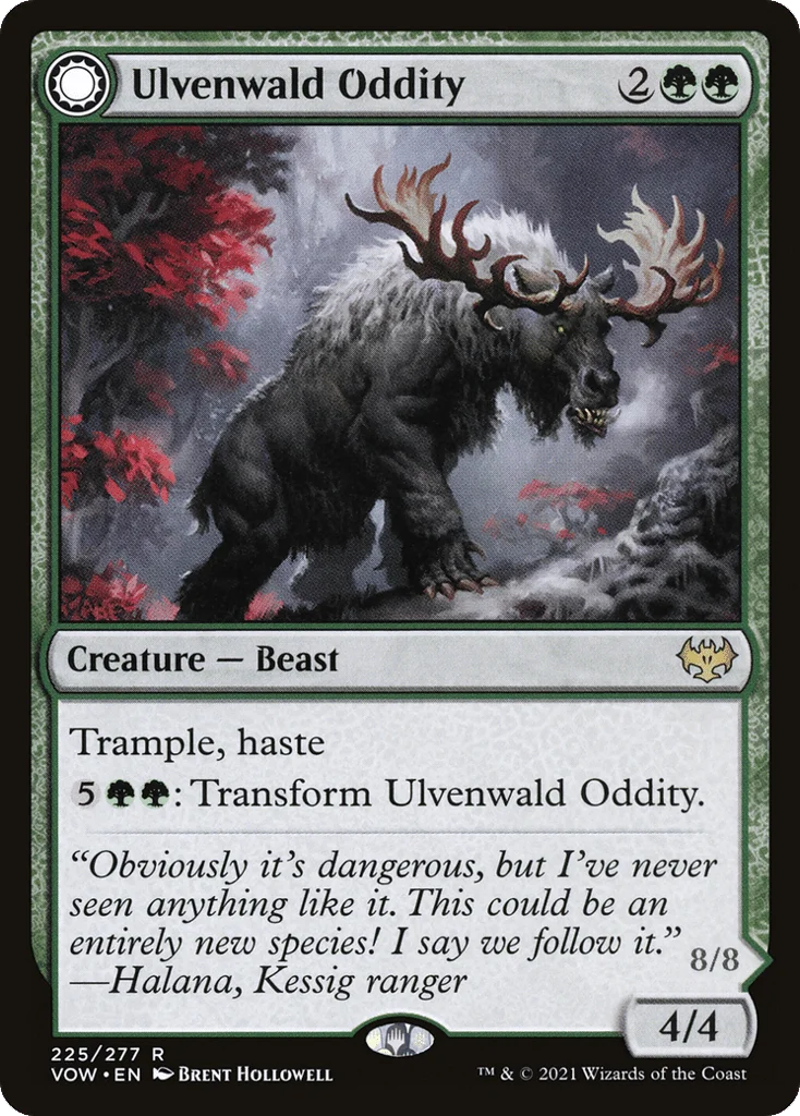 Ulvenwald Oddity // Ulvenwald Behemoth · Innistrad: Crimson Vow