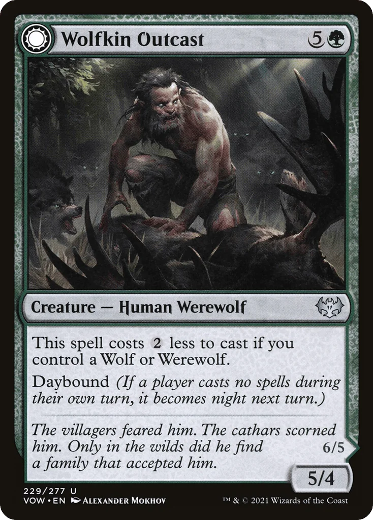 Wolfkin Outcast // Wedding Crasher · Innistrad: Crimson Vow