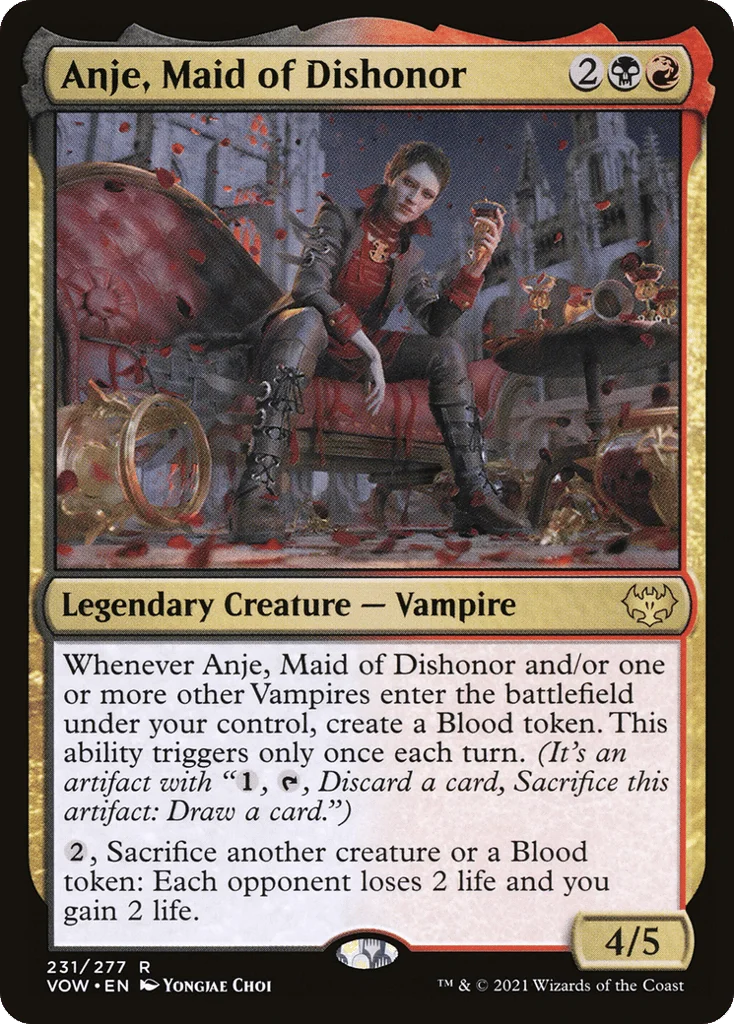 Anje, Maid of Dishonor · Innistrad: Crimson Vow