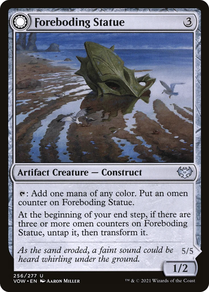 Foreboding Statue // Forsaken Thresher · Innistrad: Crimson Vow