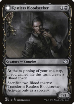 Restless Bloodseeker // Bloodsoaked Reveler