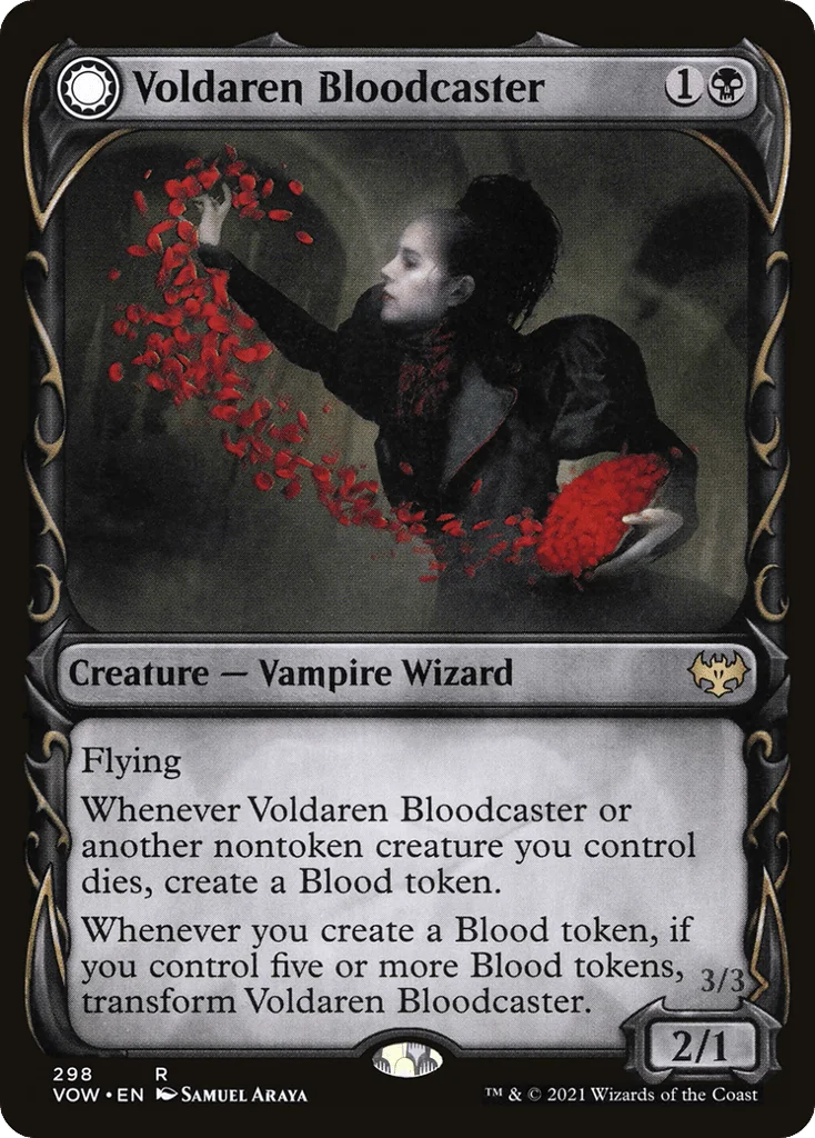 Voldaren Bloodcaster // Bloodbat Summoner · Innistrad: Crimson Vow