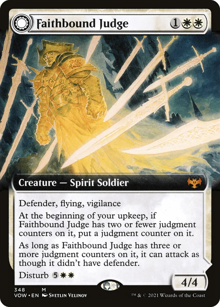 Faithbound Judge // Sinner's Judgment · Innistrad: Crimson Vow
