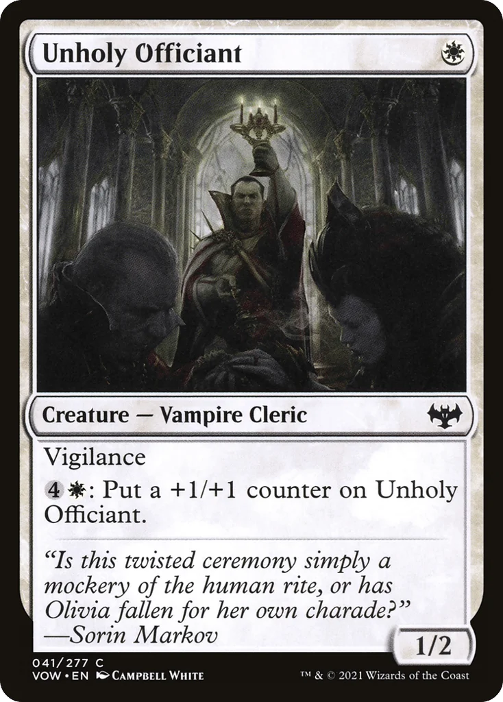 Unholy Officiant · Innistrad: Crimson Vow