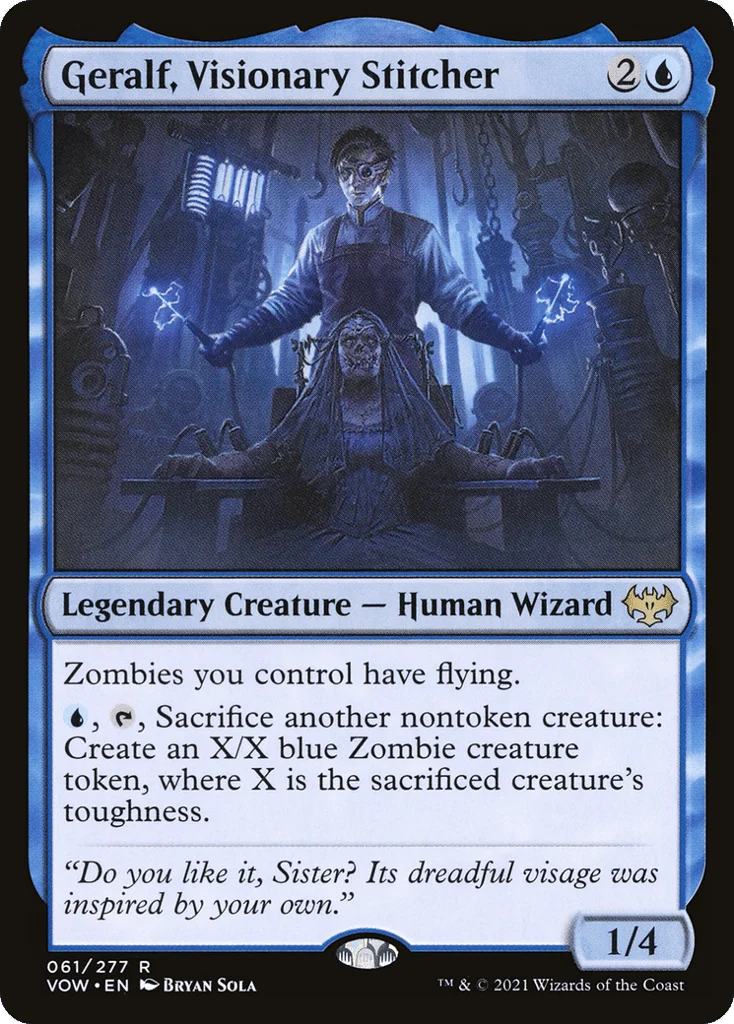 Geralf, Visionary Stitcher · Innistrad: Crimson Vow