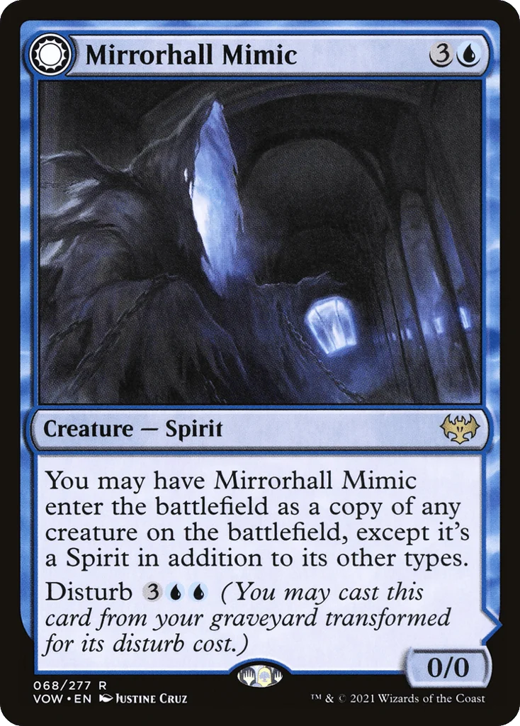 Mirrorhall Mimic // Ghastly Mimicry · Innistrad: Crimson Vow